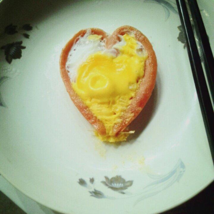 爱心香肠煎蛋