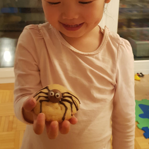 万圣节蜘蛛饼干