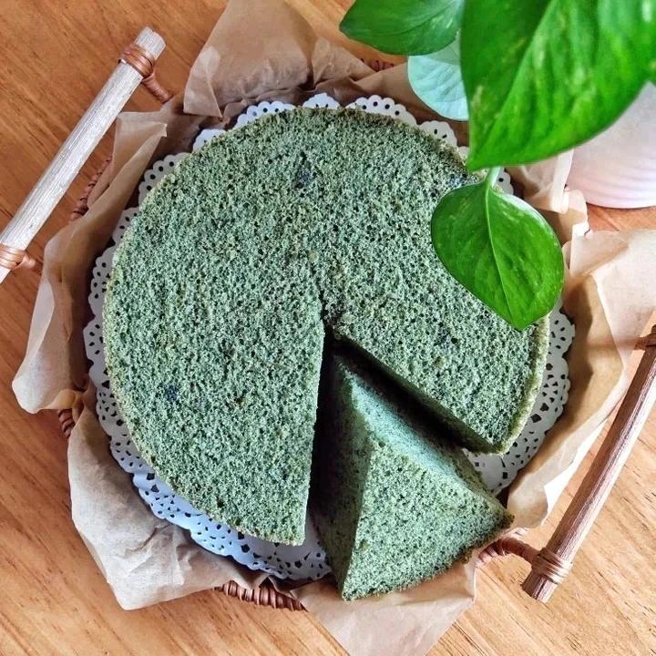 艾草蛋糕🌱淡雅清香 每一口都是天然春之味的蛋糕