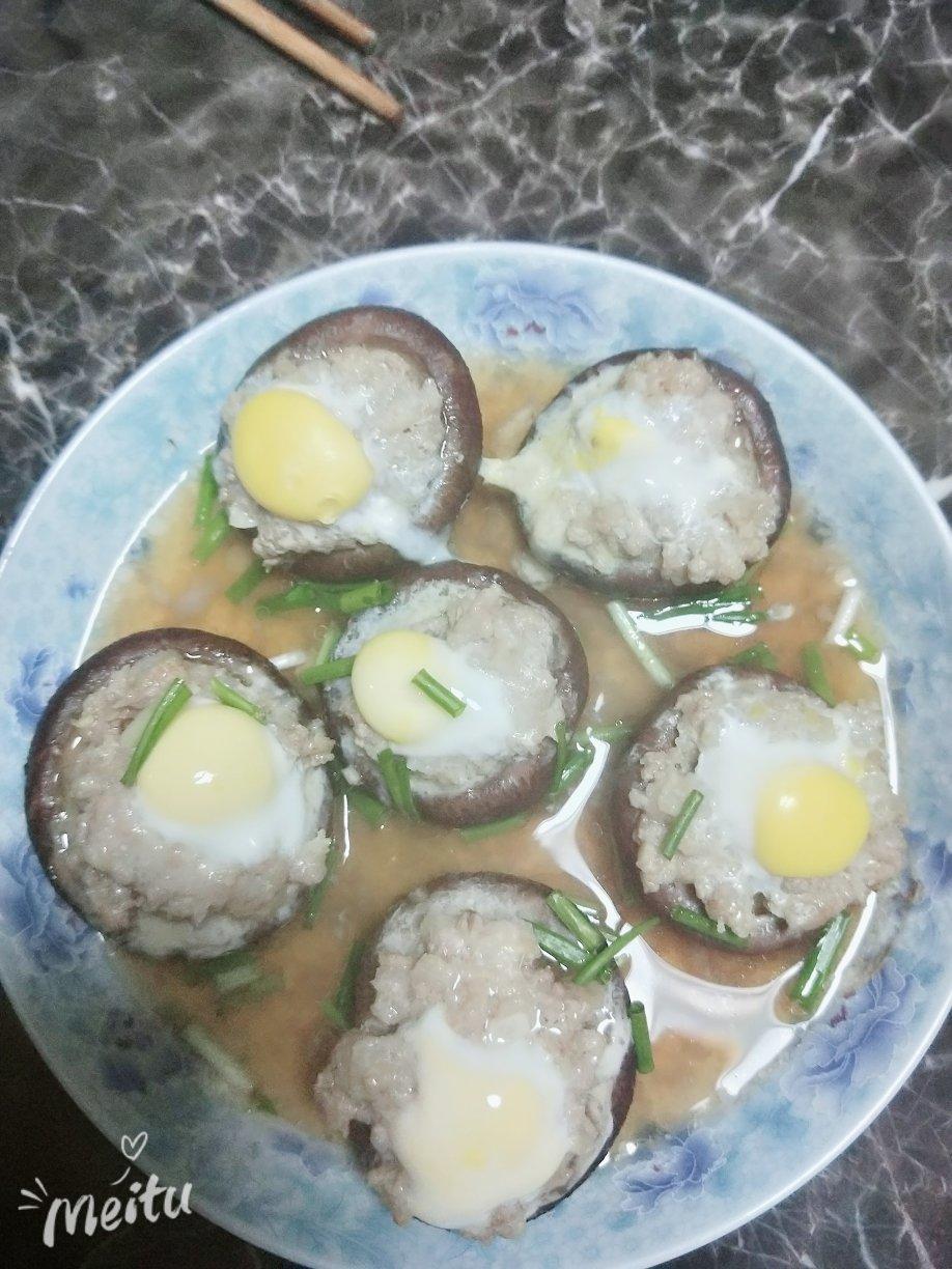 香菇肉末蒸鹌鹑蛋