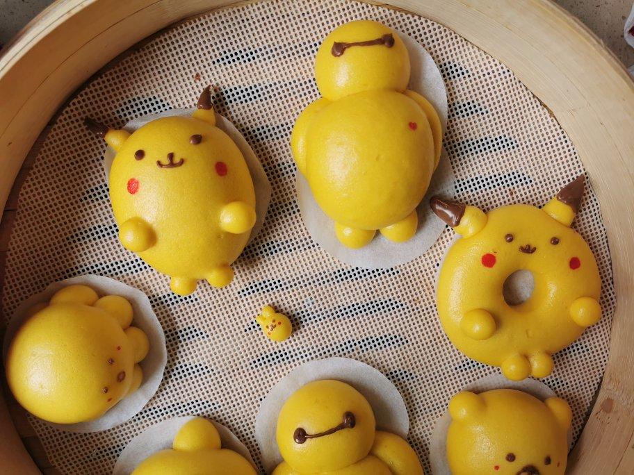 胡萝卜汁花卷馒头