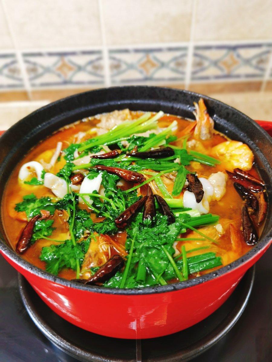 彩虹001做的水煮三鲜