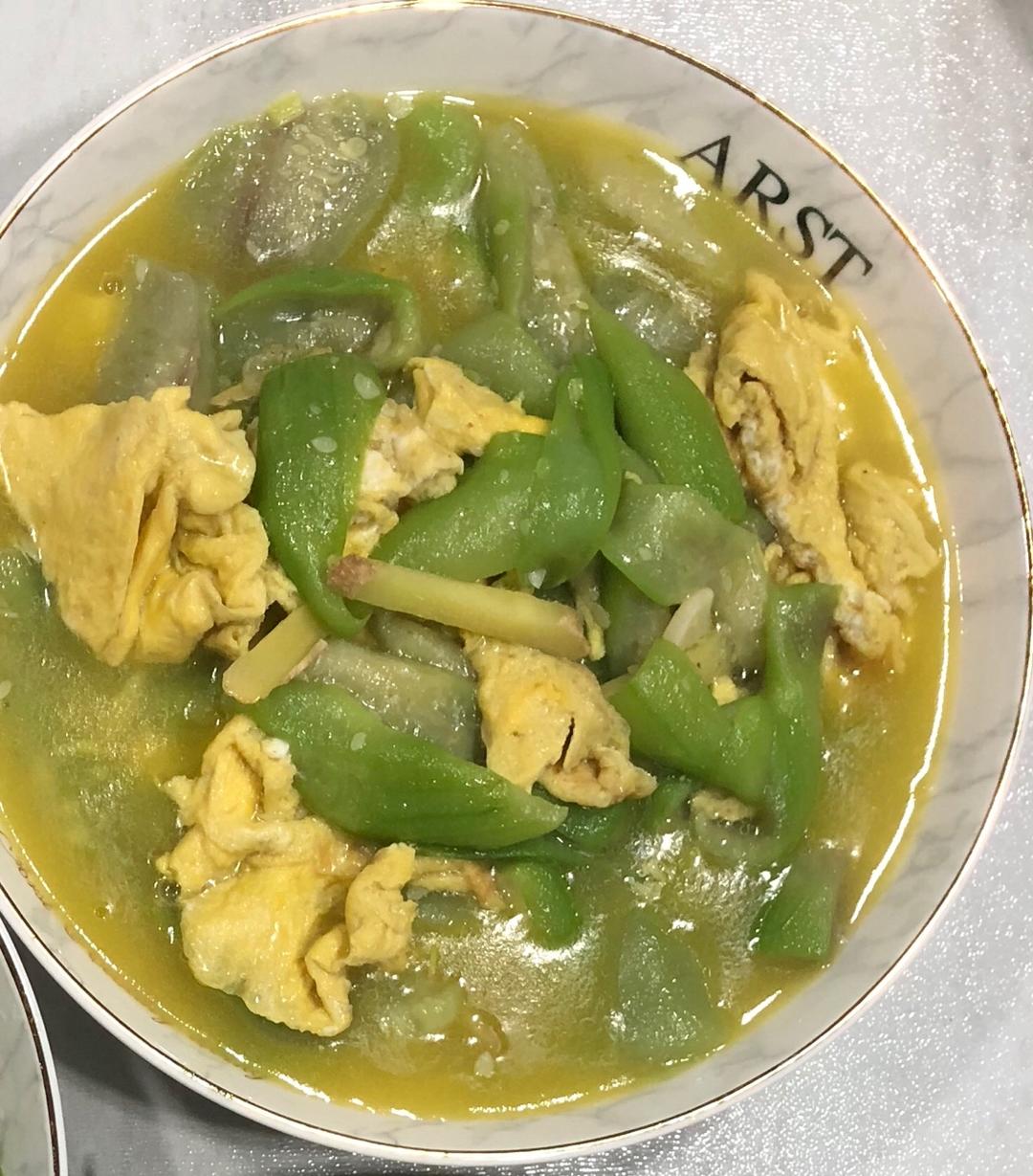 超清爽的|丝瓜炒鸡蛋