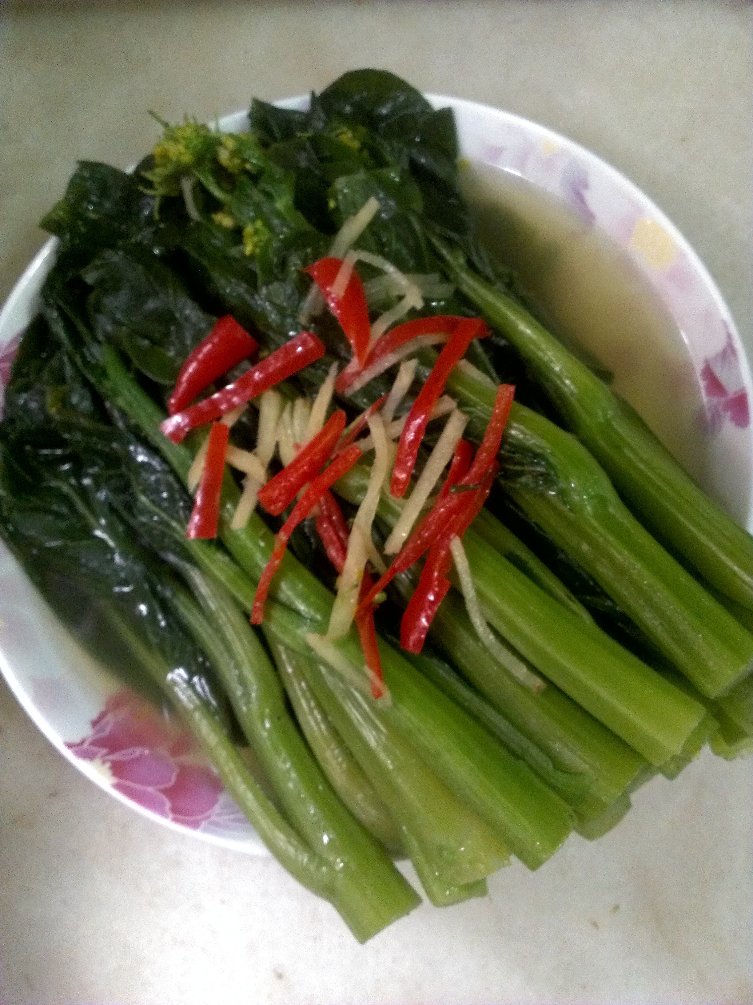 盐水菜心