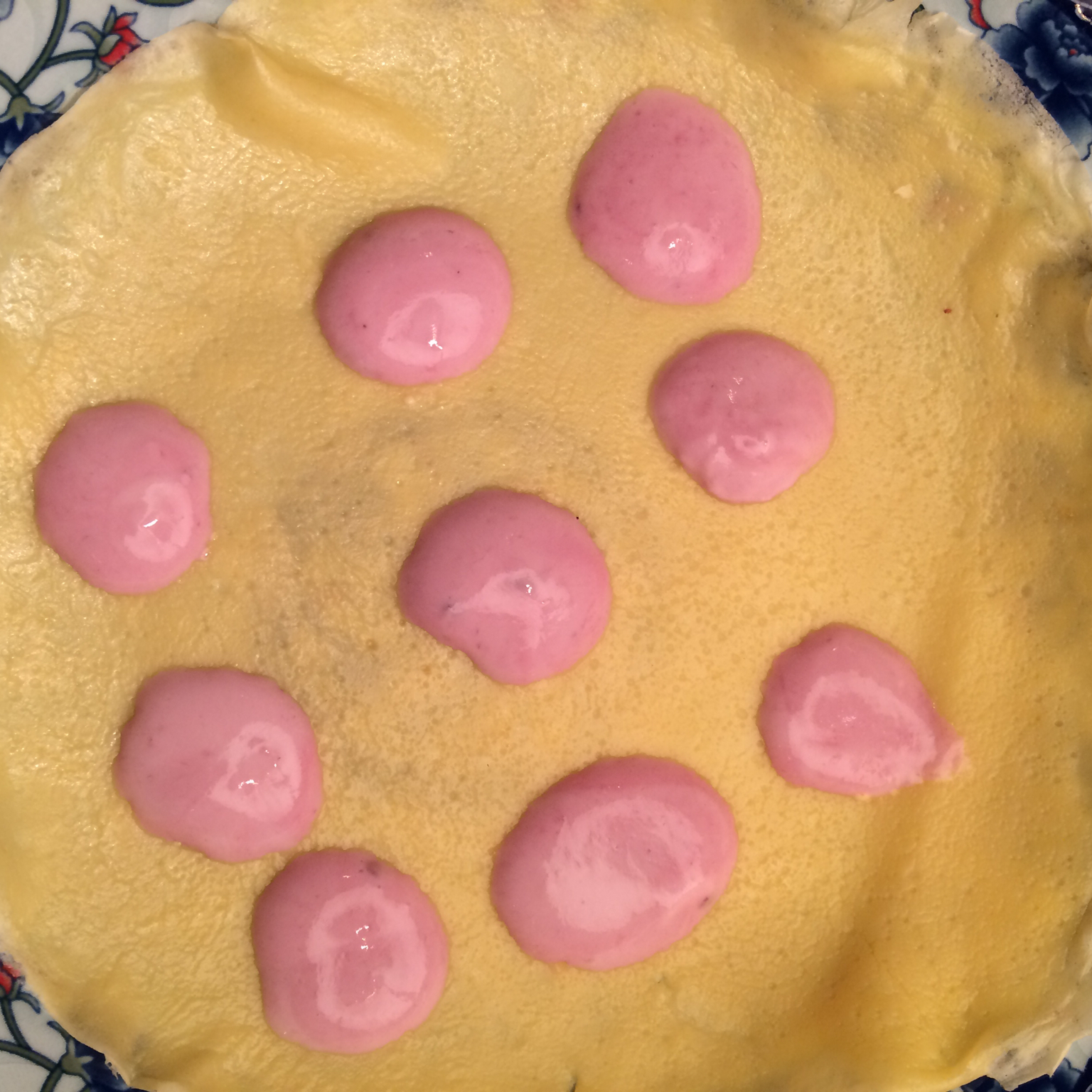 抹茶草莓千层蛋糕（可丽饼）mille crepe cake