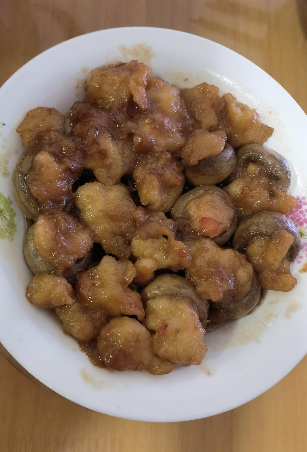 万能酱汁 虾滑酿口蘑