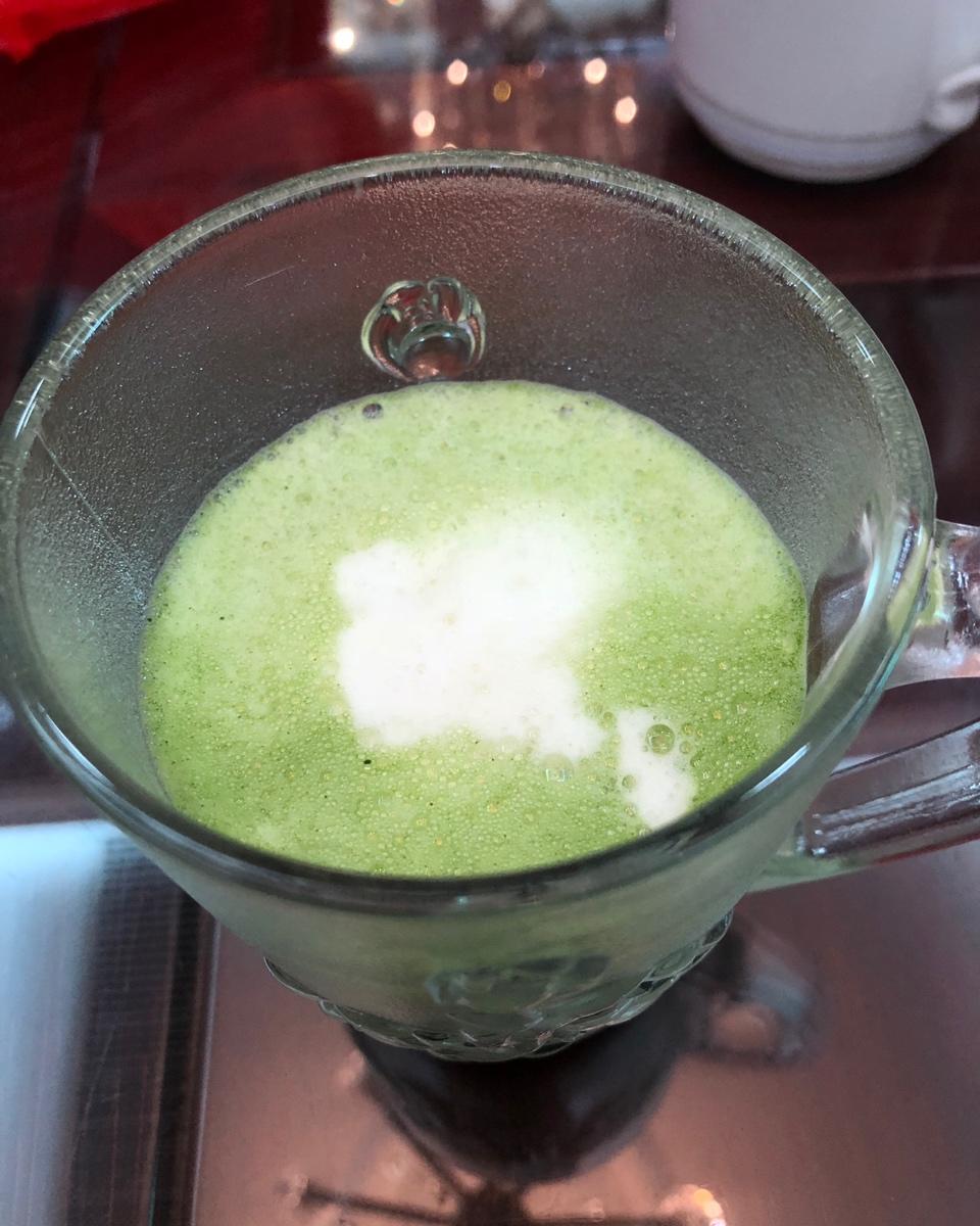 抹茶牛奶