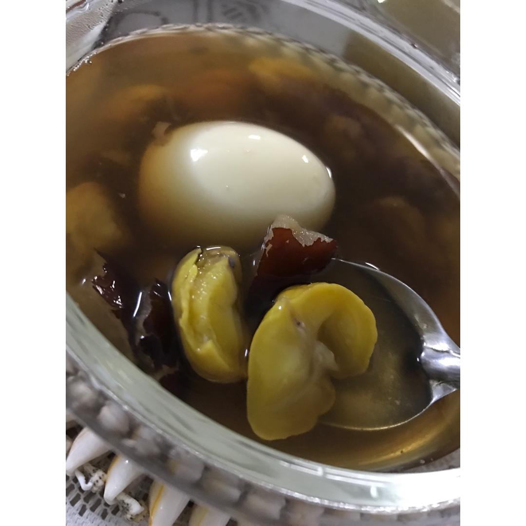 栗子红枣鸡蛋糖水