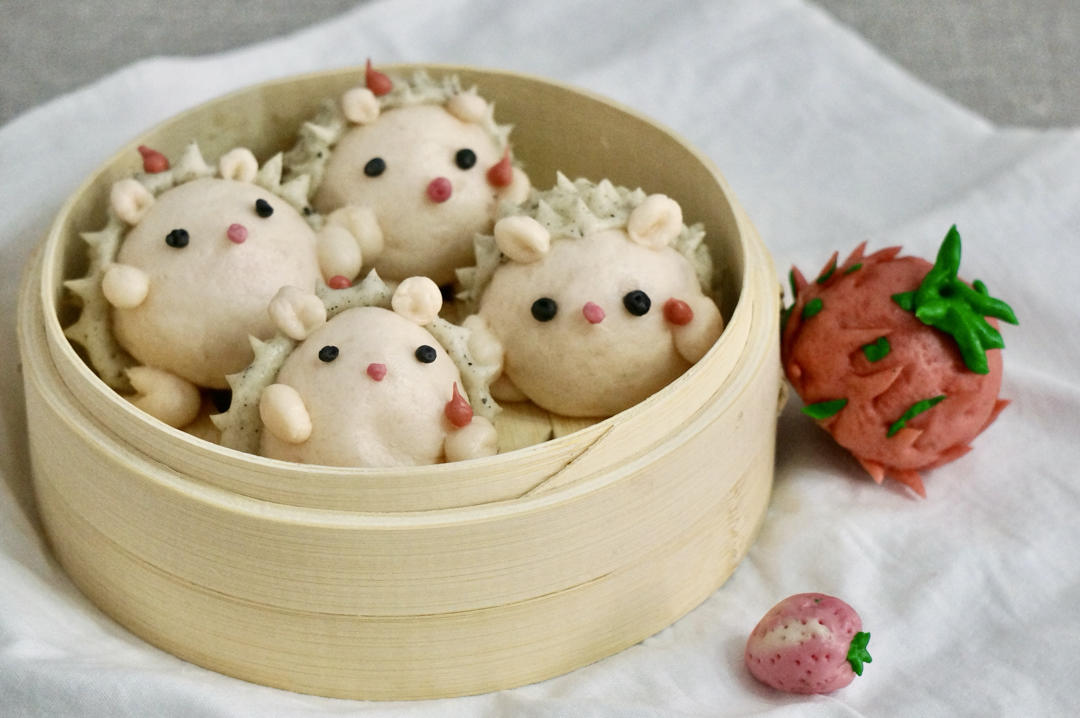 可爱造型馒头