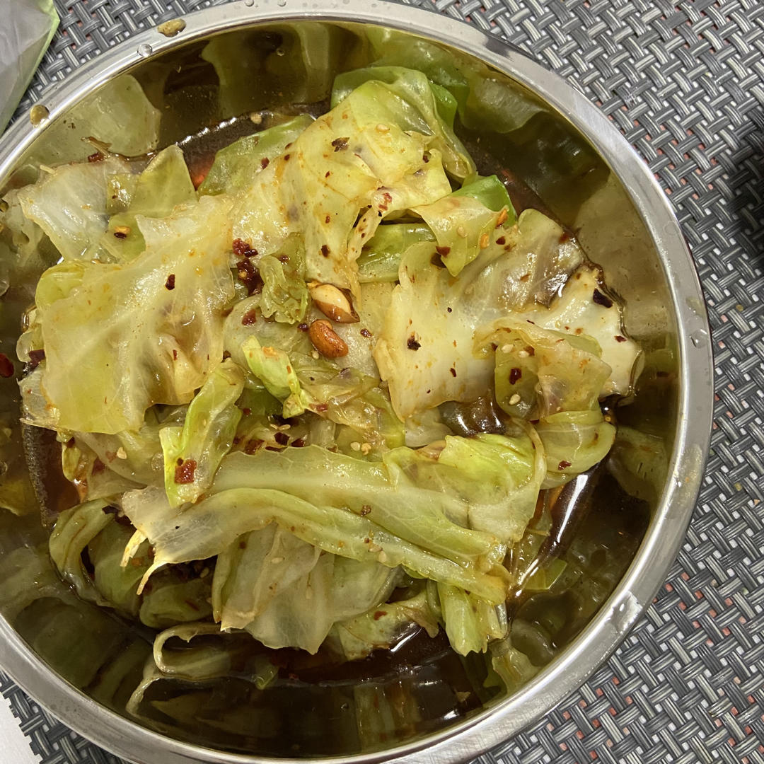 难怪火爆全网❗️你们一定要试试酸辣凉拌包菜