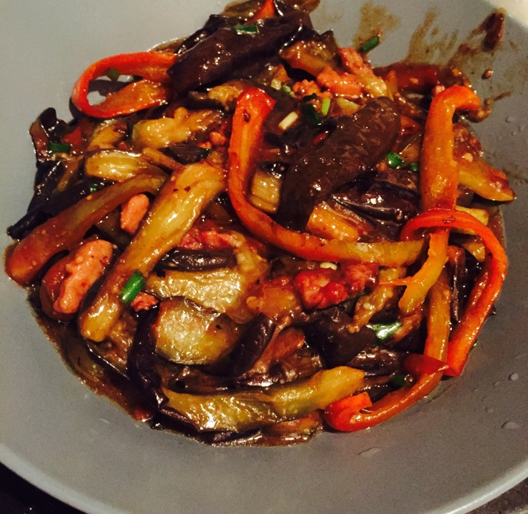 红烧肉末茄子