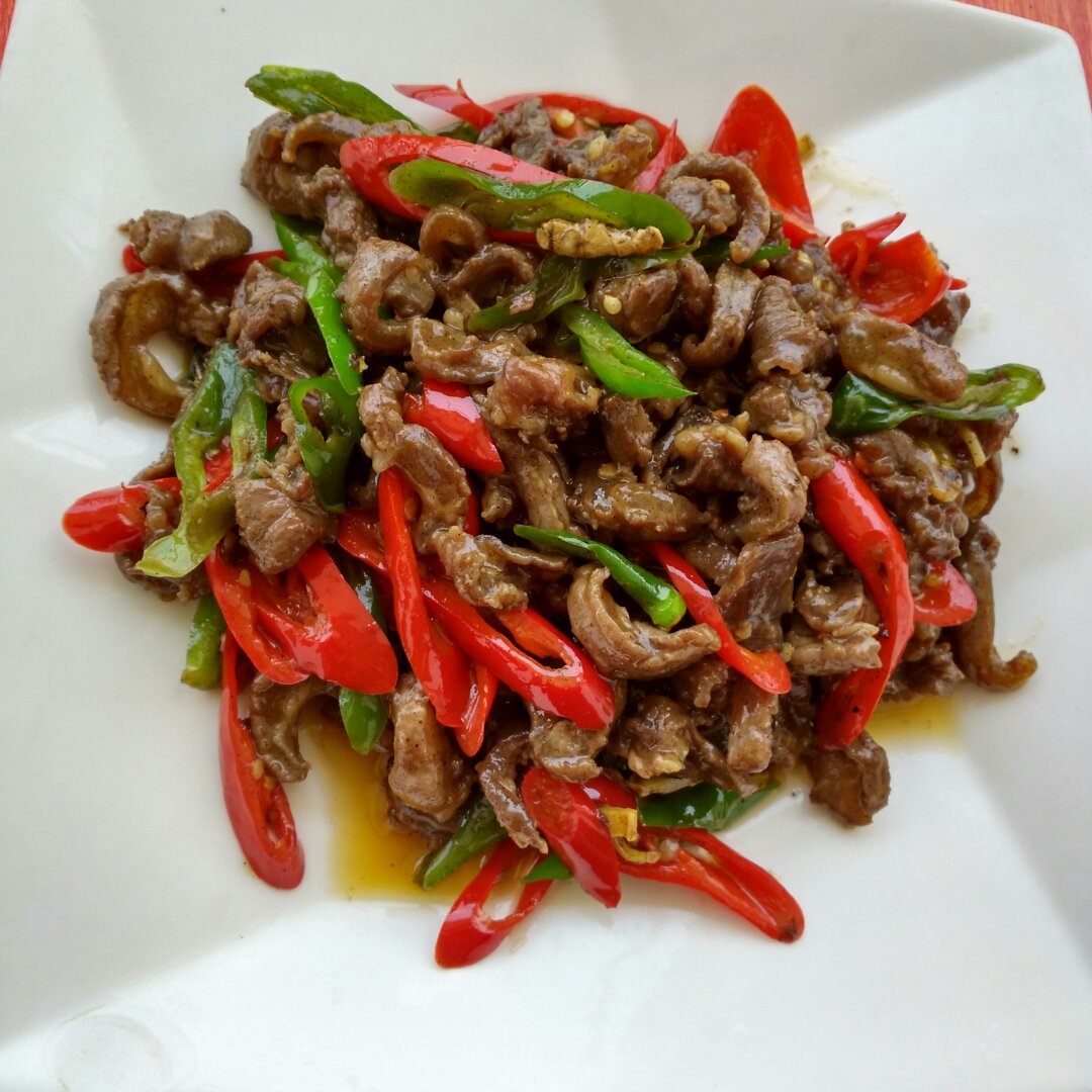 小炒牛肉