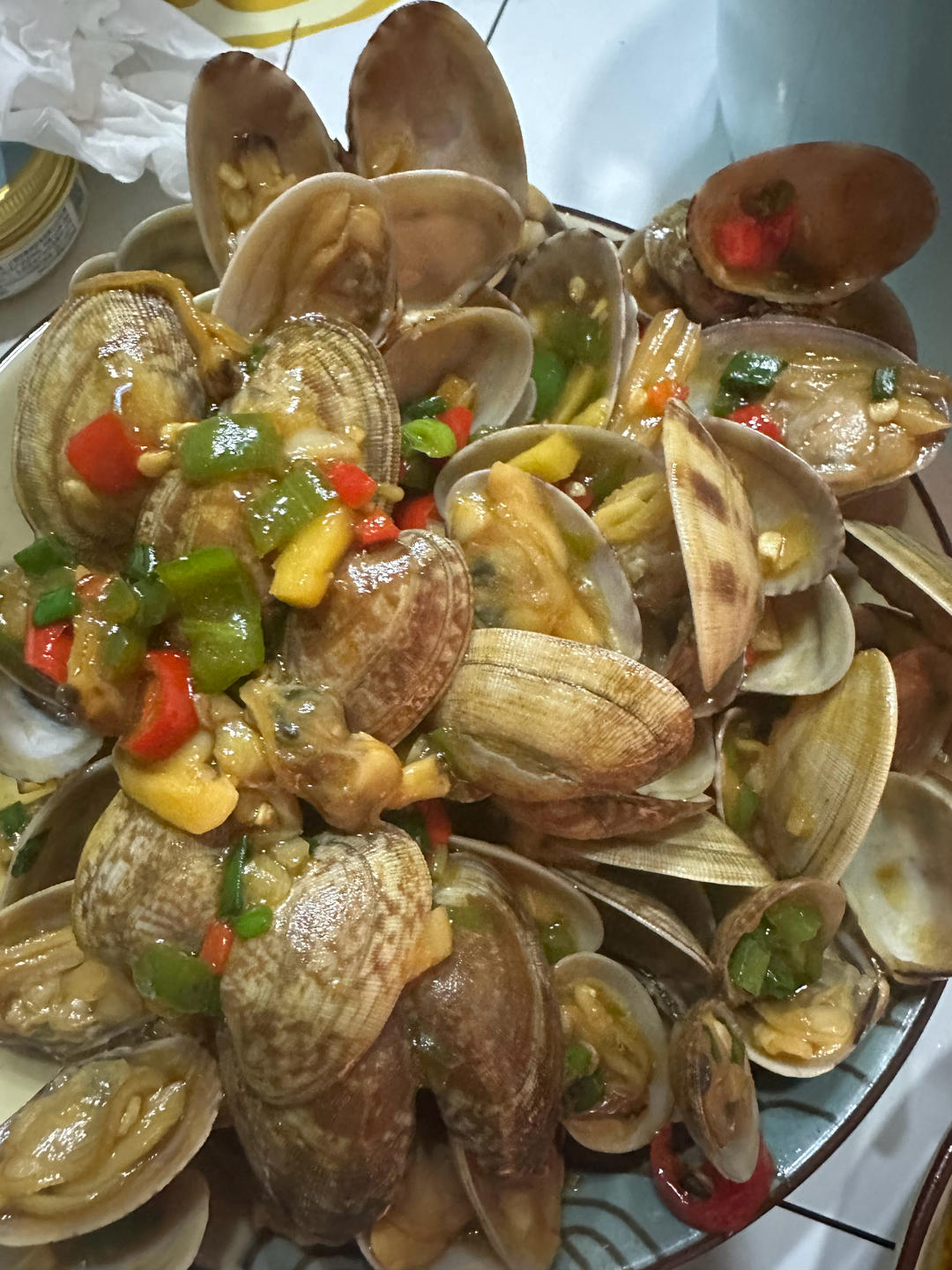 5分钟快手菜❗️秒杀路边摊爆炒花甲～好吃到爆