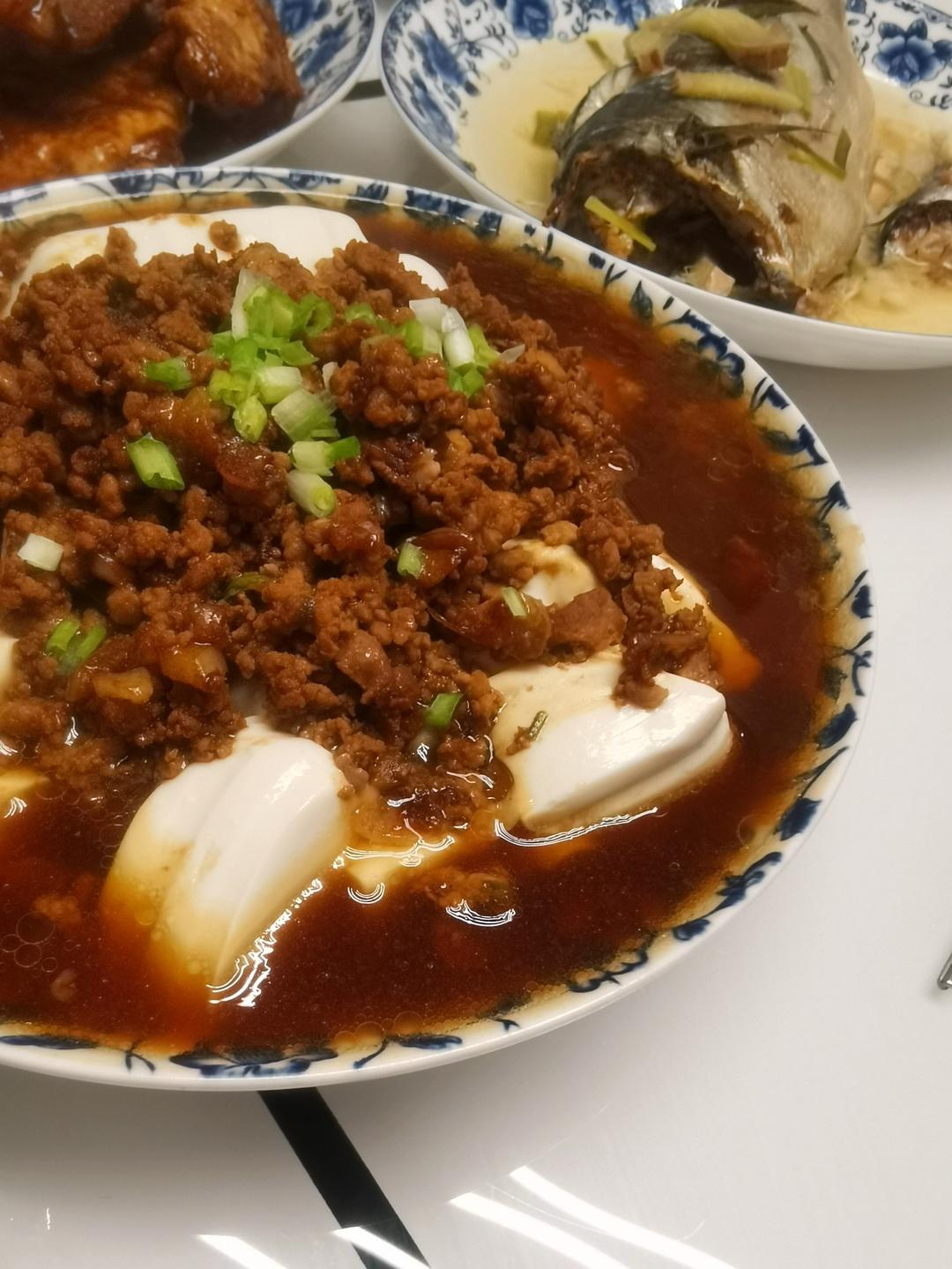肉末蒸豆腐
