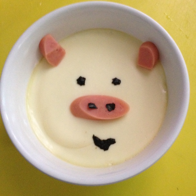 小猪蛋羹