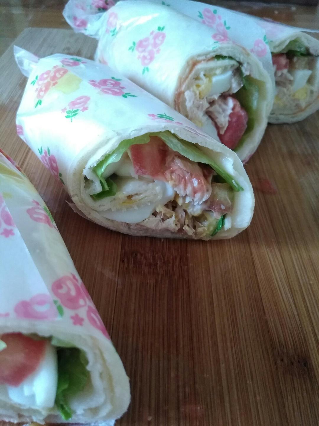 ｛轻食｝拉法卷的完美公式Laffa wrap（附饼皮做法）