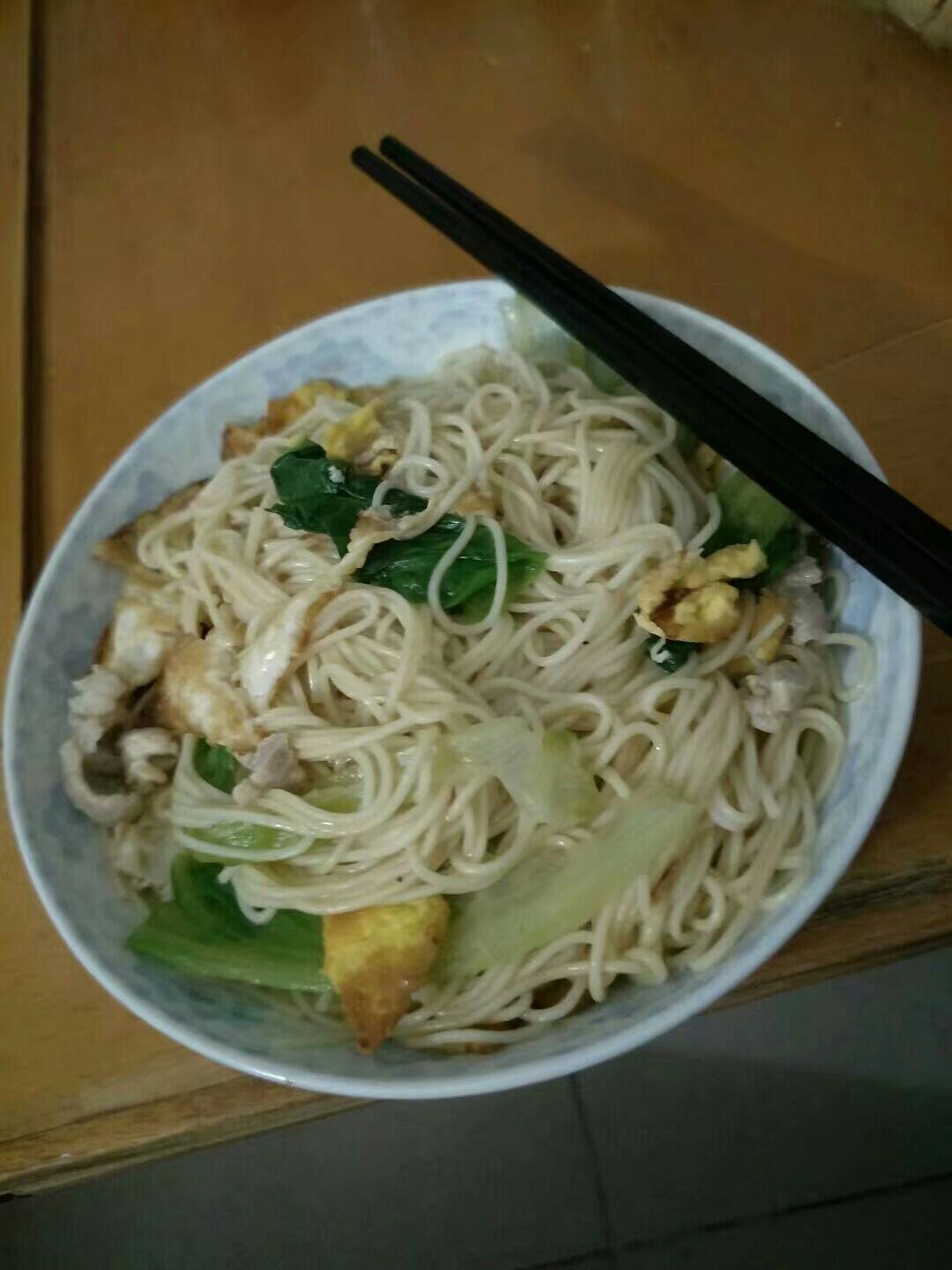 自制家常(捞)面条的做法