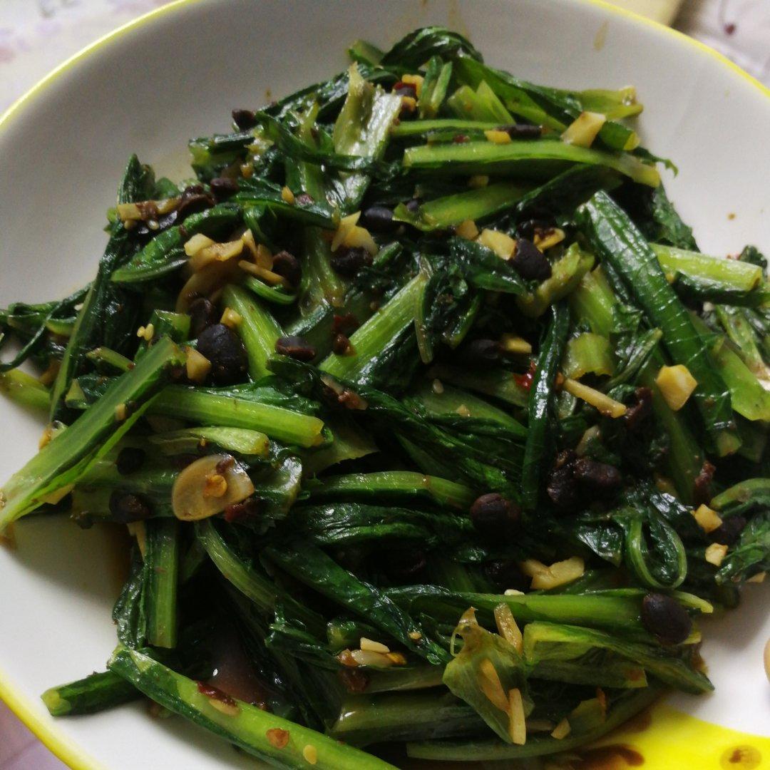 豆豉油麦菜