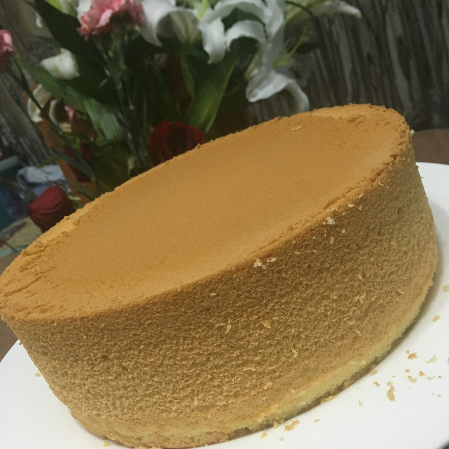 承重+口感都OK的戚风蛋糕坯子