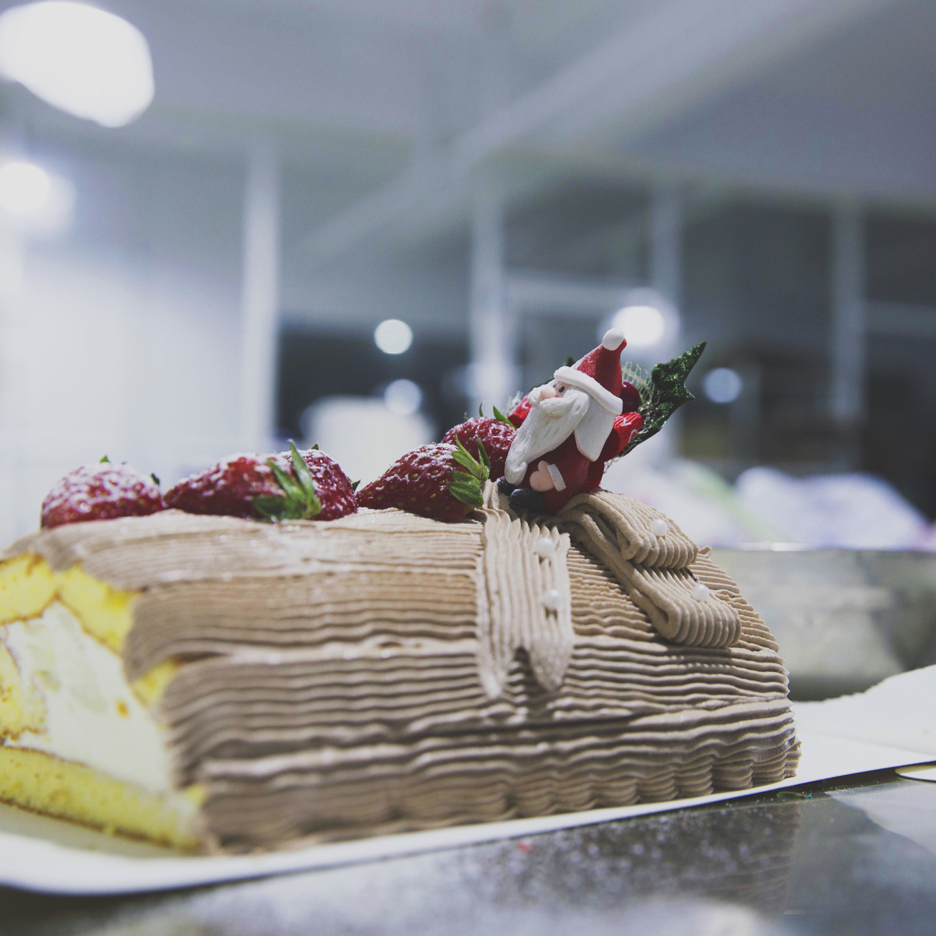 圣诞树干蛋糕（Christmas Log）