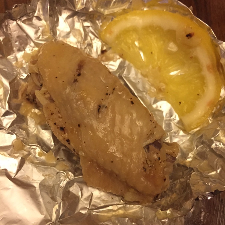 柠香锡纸包烤鸡翅