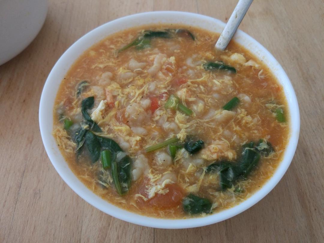 简单早餐-疙瘩汤