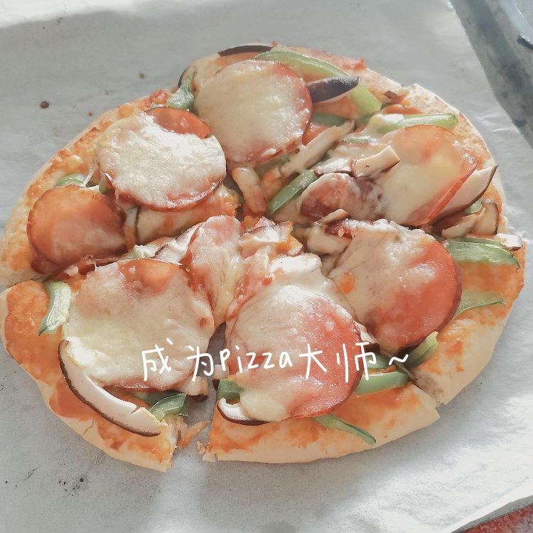 8寸披萨饼皮做法（🉑️厚🉑️薄，🉑️脆🉑️软）4张