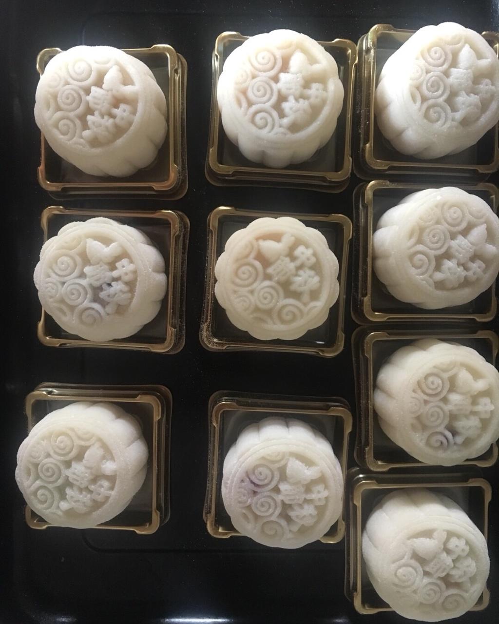 超越香港大班紫薯冰皮月饼