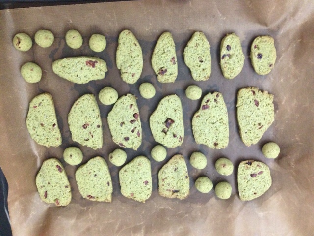 抹茶蔓越莓饼干