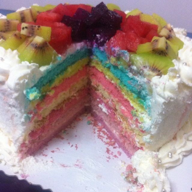 彩虹蛋糕