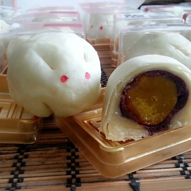 苏式月饼/蛋黄酥-豆沙蛋黄馅