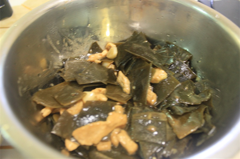 海带炒肉