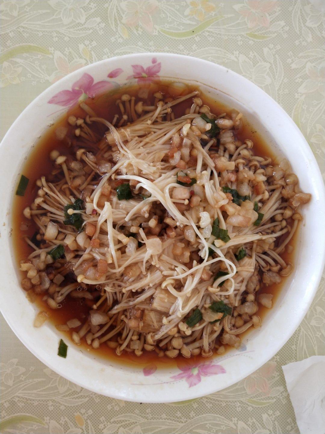 油泼金针菇