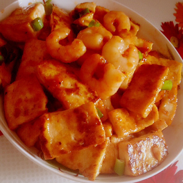 鲜虾番茄豆腐