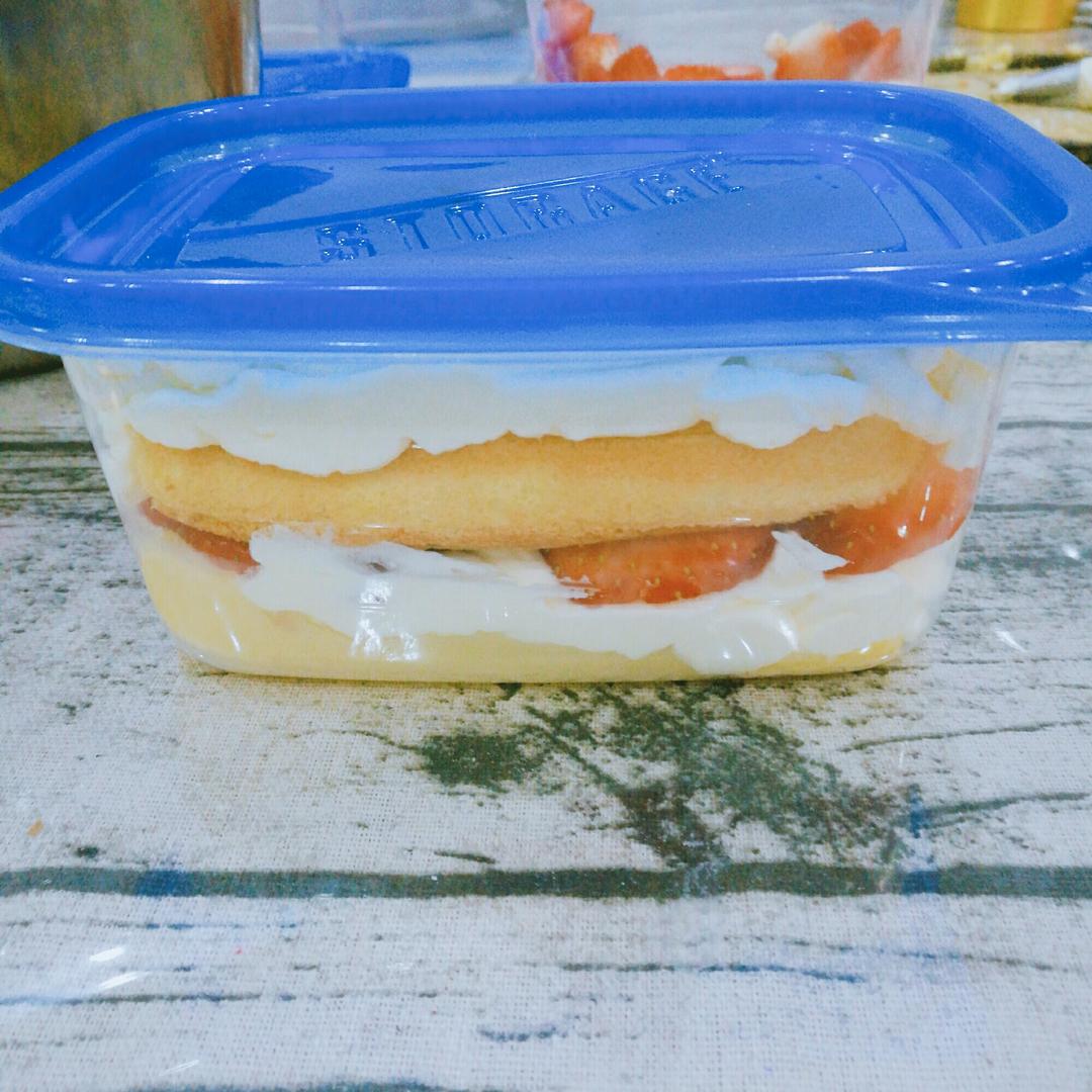 水果盒子蛋糕（低糖低油版）