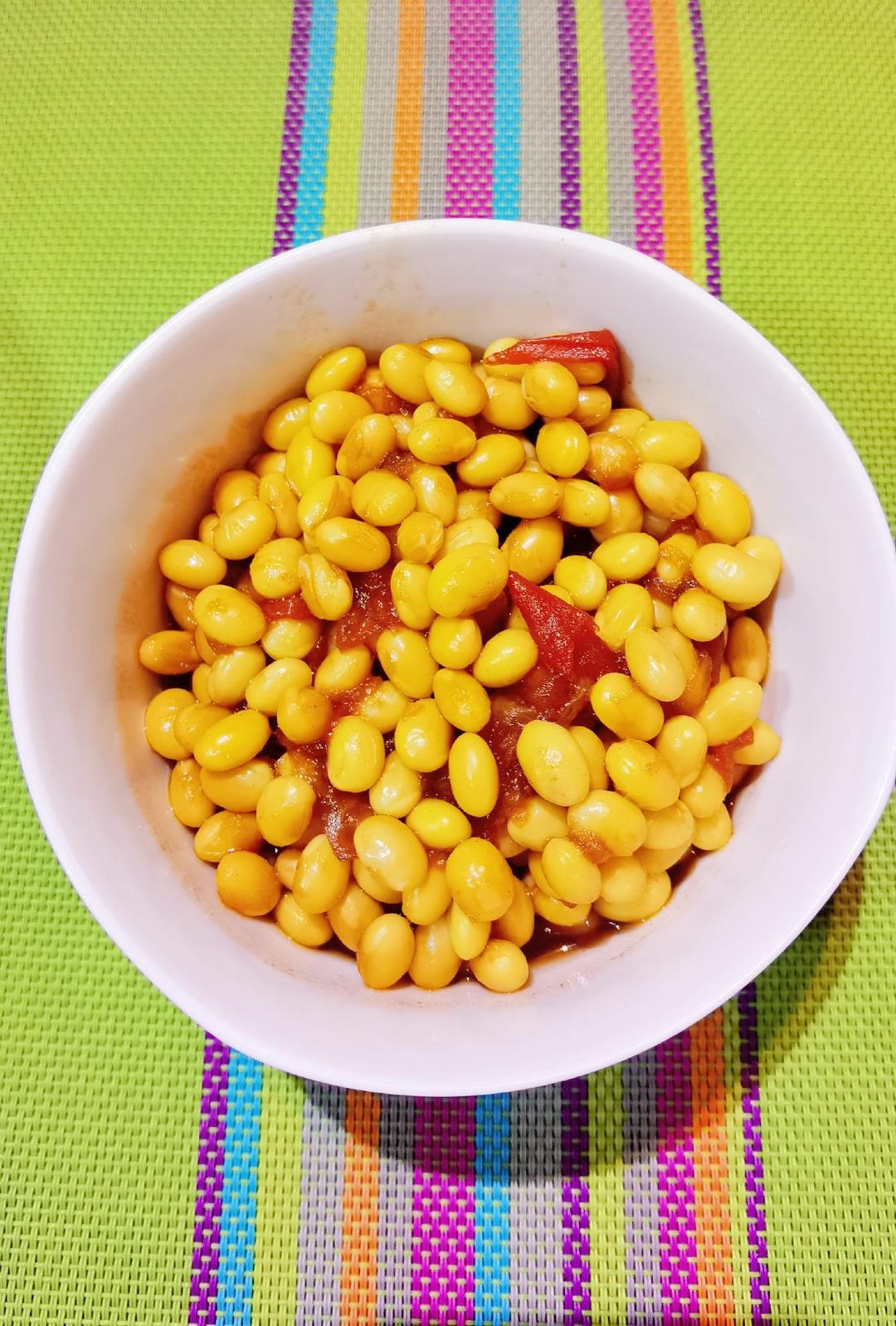 茄汁黄豆（超下饭）