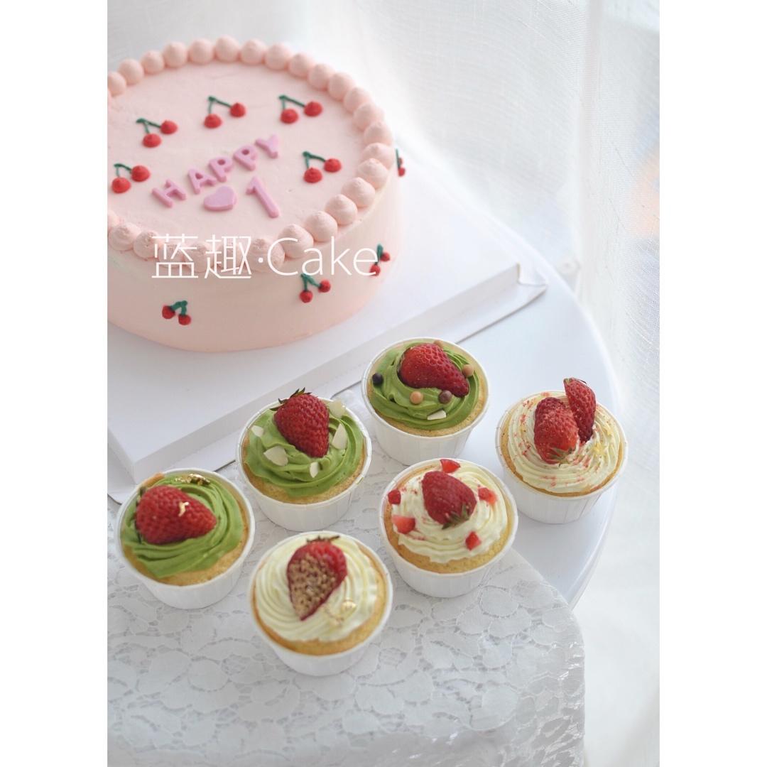 零失败~戚风纸杯小蛋糕🍰 ✨／8寸版戚风蛋糕
