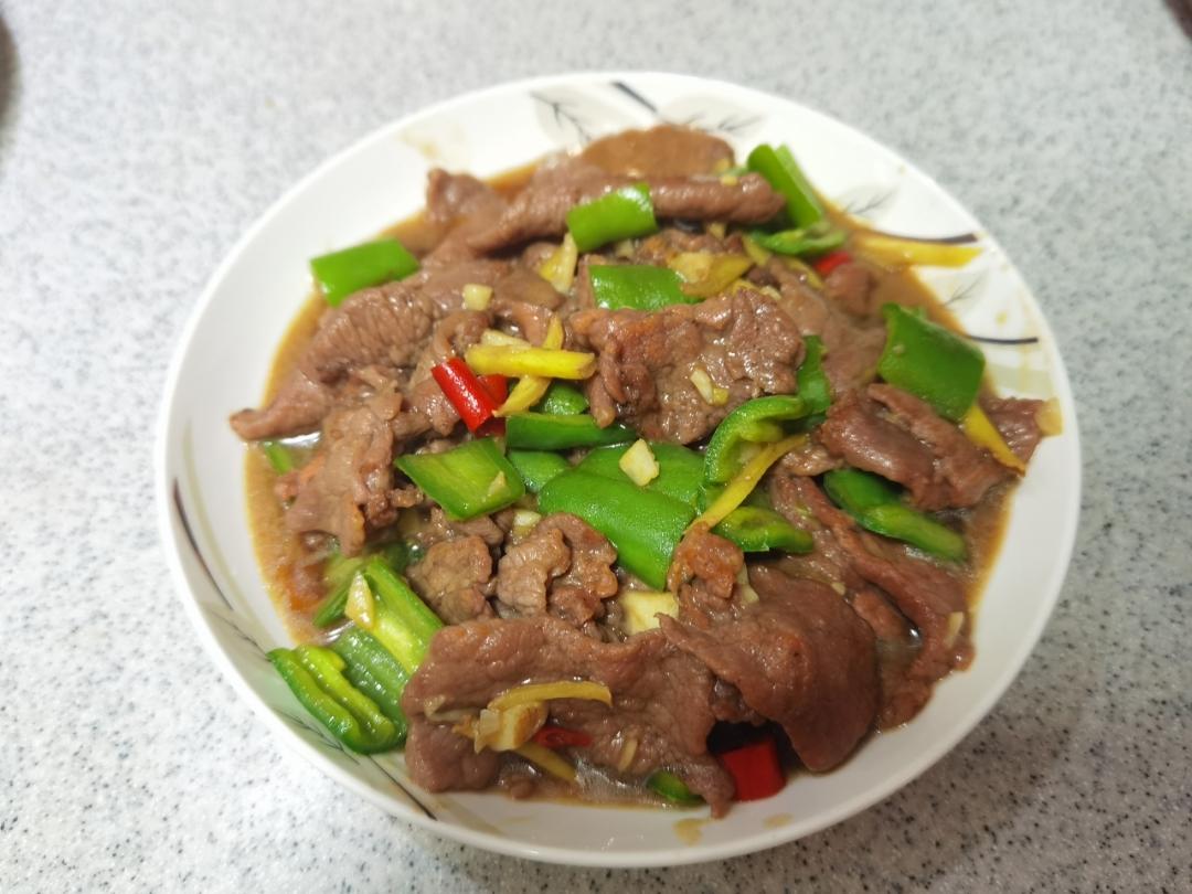 小炒黄牛肉