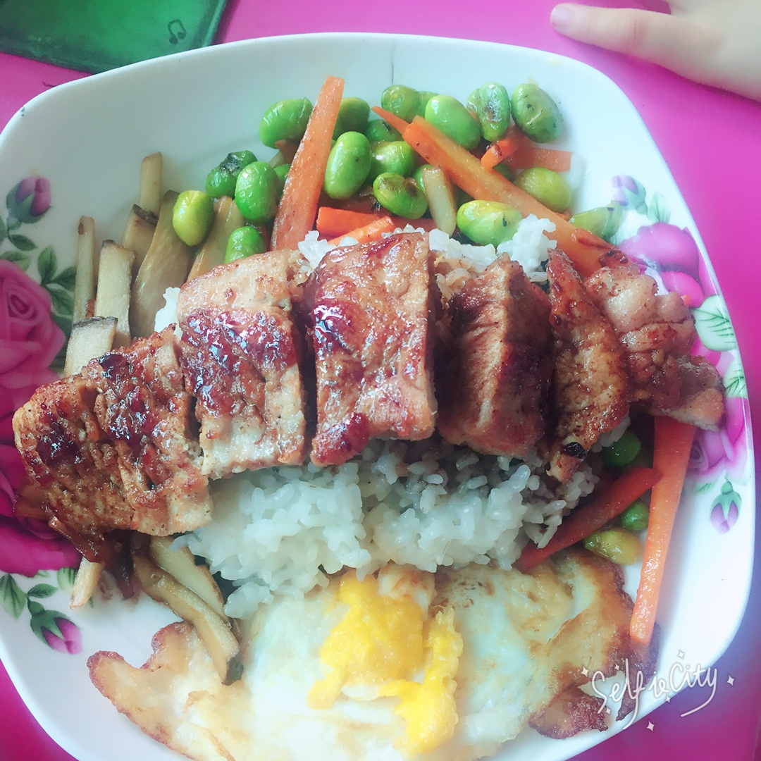 照烧猪排饭
