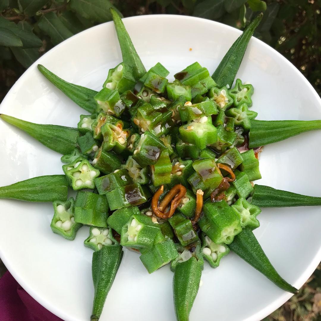 【白灼秋葵】清爽简单