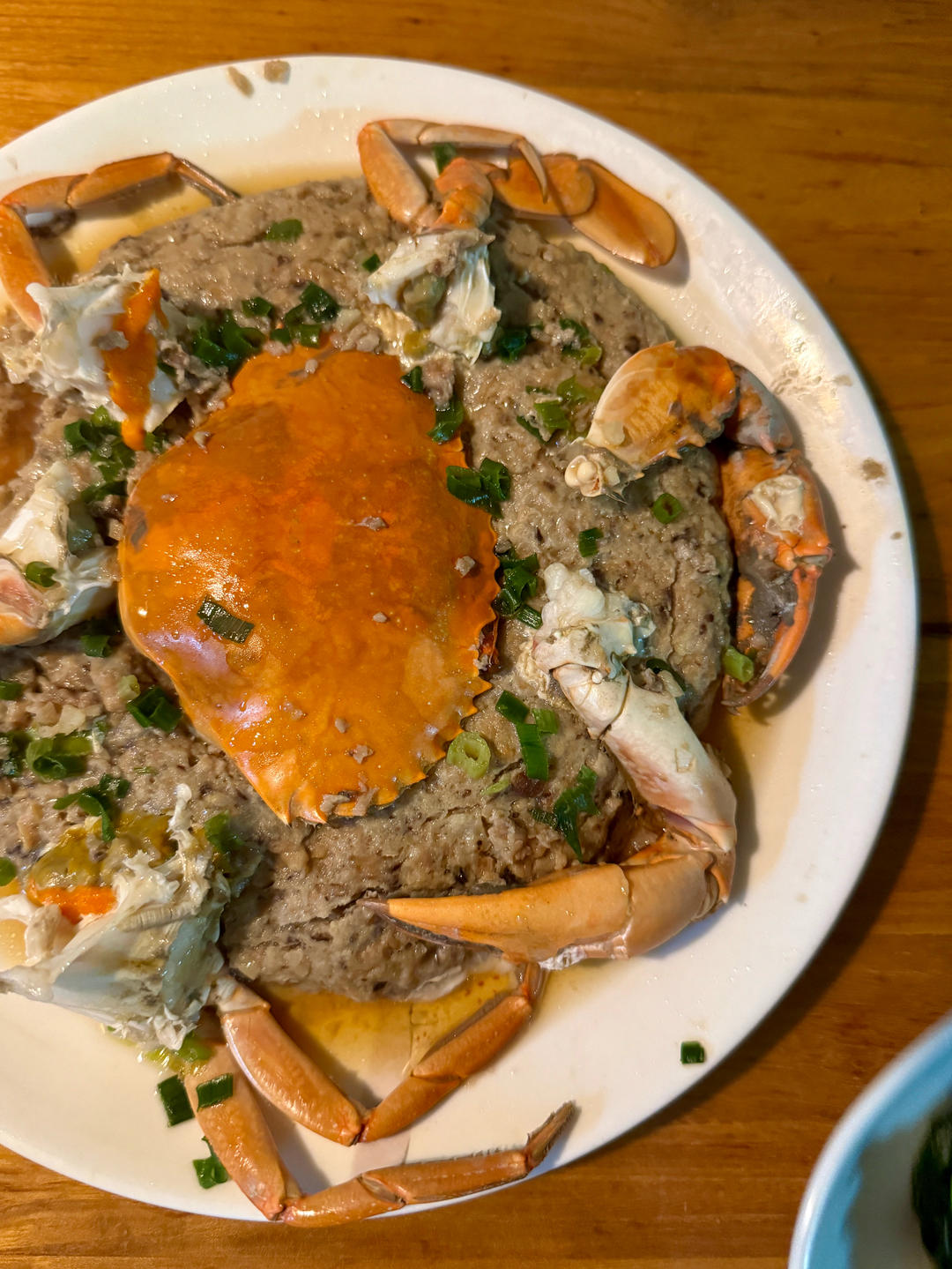 肉饼蒸膏蟹（中餐厅）