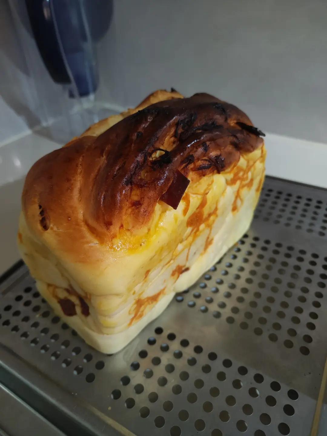 料多多猪肉脯肉松吐司(中种法)