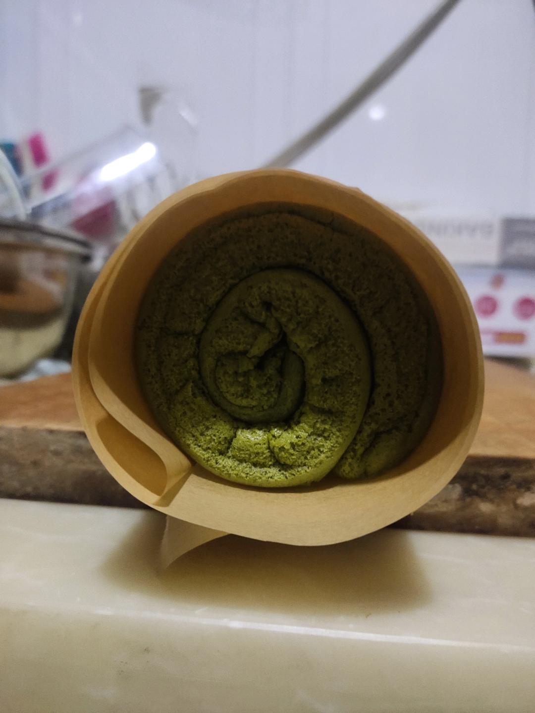 完美抹茶蜜豆蛋糕卷