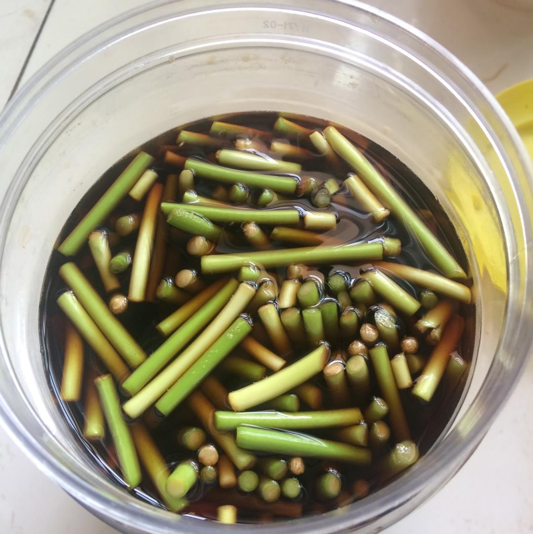 可可范儿做的快手泡蒜薹