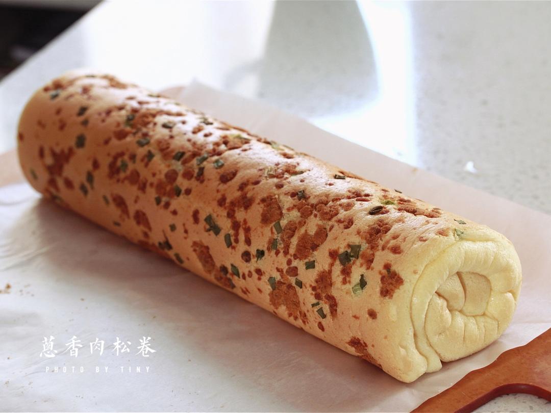海盐香葱肉松卷【北鼎烤箱食谱】