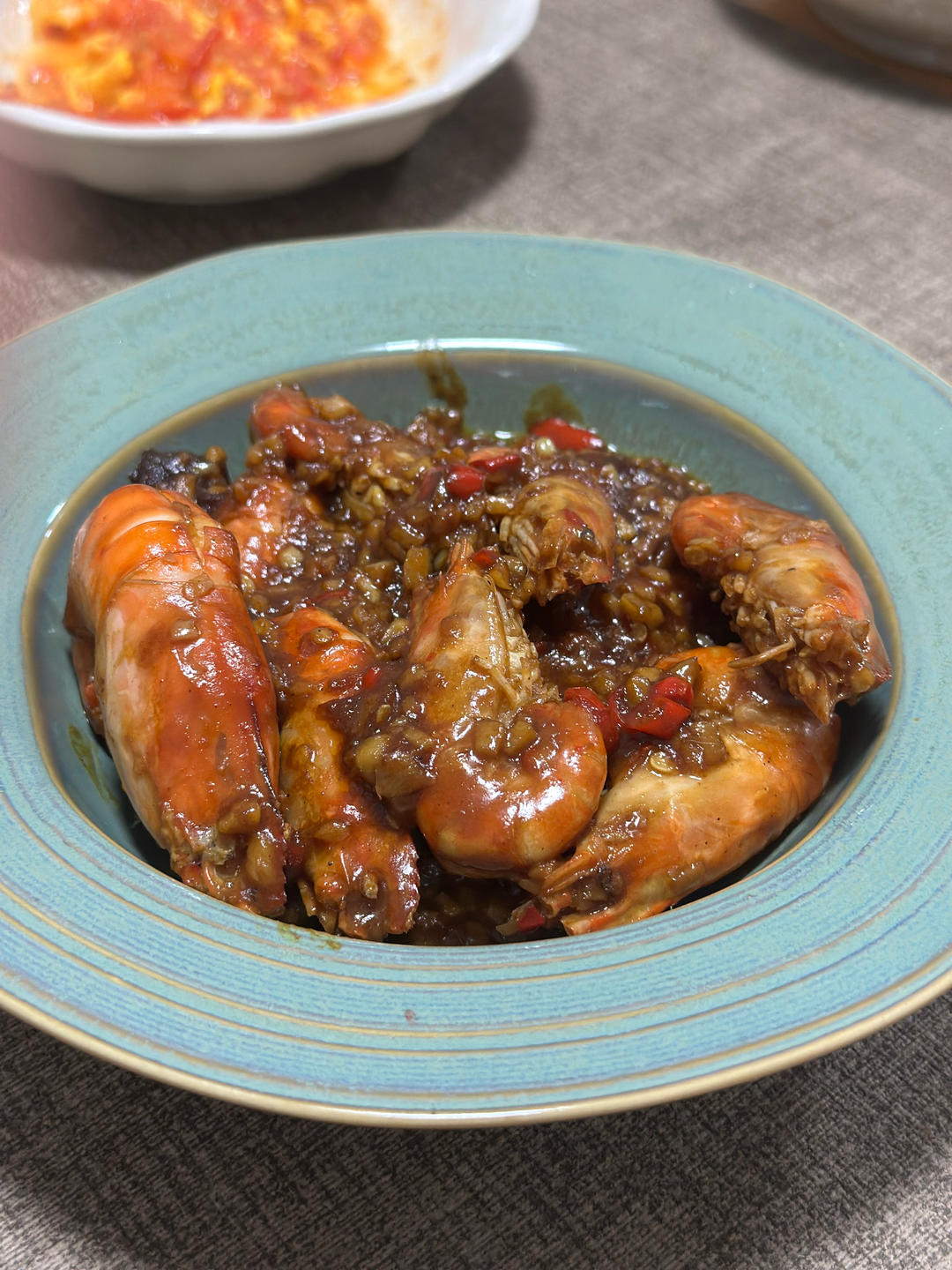 完美复刻天宝兄弟的咖喱芥末罗氏虾