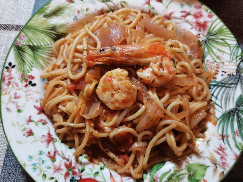 🇮🇹意大利海鲜意面        Italian seafood spaghetti
