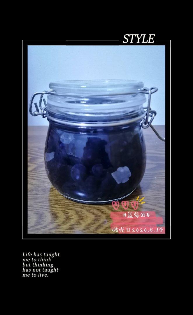 自制甜蜜蓝莓酒