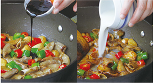 【食材包操作说明】干锅土豆溜肥肠的做法 步骤5