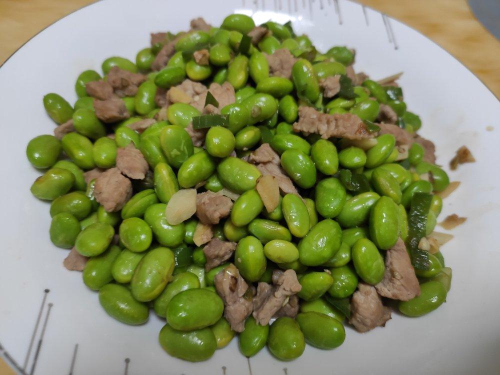 清炒毛豆